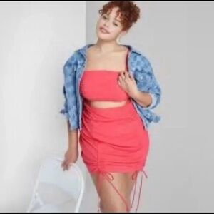 Wild Fable Coral Mini Dress size XL
